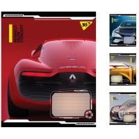 Зошити учнівські 18 аркушів клітинка. YES Dezir concept, 25 шт. в упаковці