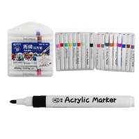 Набір скетчмаркерів акрилових Aodemei Art, 18 кольорів, пластиковий бокс, 6131-18M