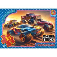 Пазли G-Toys Монстер траки, 35 елементів, MT182