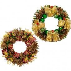 Вінок новорічний D22см 86-22