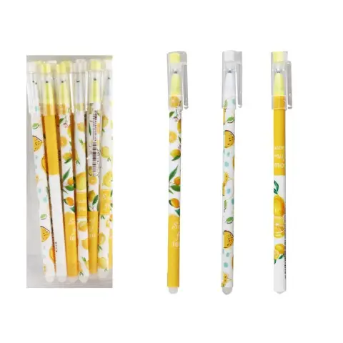 Набір гелевих ручок-стирачок Lemon синя 12 шт 1807-2-QX