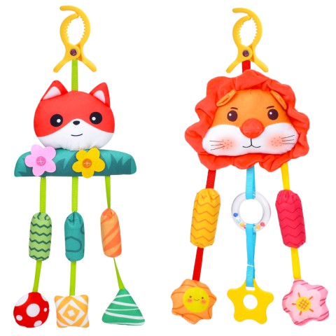 Підвіска м’яка на коляску/ліжко QBX056A-59A, 42 см, звук (В асортименті)