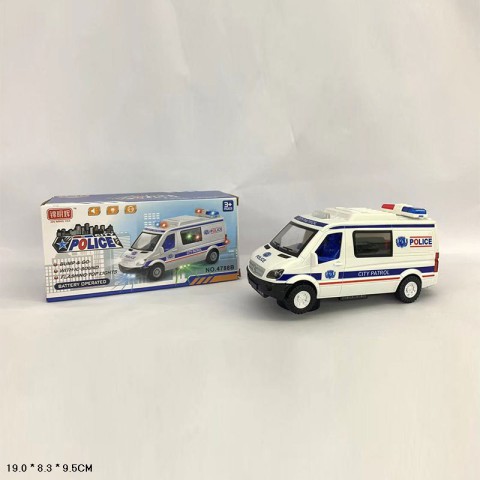 Машина батарейки, Поліція, світло, звук