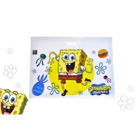 Подарунковий пакет поліетиленовий Qbee Губка Боб 75×55 см набір 5 шт QB005-305