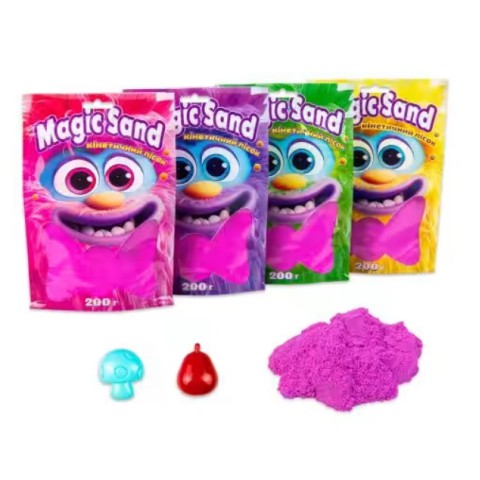 Кінетичний пісок Magic Sand, 39401-4, фіолетовий, 0.2 кг
