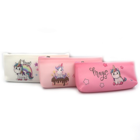 Пенал силіконовий Unicorn, 19x8x3 см, OPP (В асортименті)