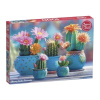 Пазли CherryPazzi Квітучий феєрверк кактусів, 1000 елементів, 50x70 см, 30868