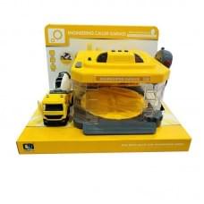 Ігровий набір "Автомийка" металопластикова машинка, підсвічування, парогенератор, звуки, рухливі елементи, мікрофон CLM-889