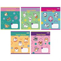 Зошити учнівські 12 аркушів коса лінія 766930, 25 шт. в упаковці