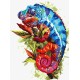 Набір для розпису по номерах Яскравий хамелеон, 30x40 см, КНО4467