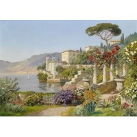 Алмазна мозаїка на підрамнику Місто біля моря 40×50 см 71033_BGLE