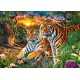 Пазли Castorland Сім’я тигрів, 180 елементів, 32x23 см, B-018482
