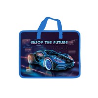 Тека пластикова з текстильними ручками Enjoy the Future, 14087