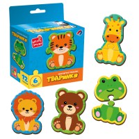Гра розвиваюча, пазли магнітні Тваринки