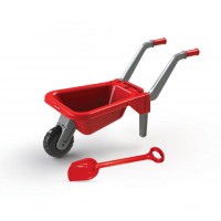 Тачка дитяча з лопатою Фламінго, червона, 01530/01