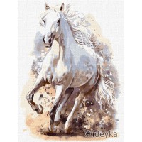 Набір для розпису по номерах Витончена міць, 30x40 см, КНО4259