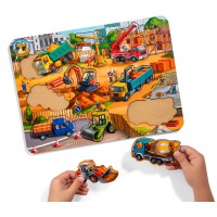 Дерев'яний сортер-вкладиш Будівельний майданчик Ubee ПСД123