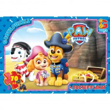 Пазлы серии "Paw Patrol" 70 эл. в кор. 19х13х3см GToys PW0826