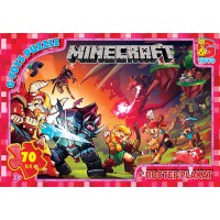 Пазли G-Toys Minecraft, 70 елементів, MC782