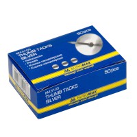 Кнопки нікельовані Jobmax, 50 шт., 10 упаковок