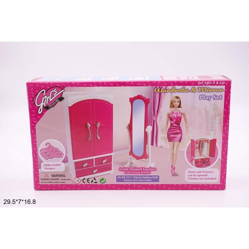 Меблі Gloria 3009 гардероб із дзеркалом і аксес.кор.29,5*7*16,8 /36/