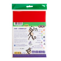 Папір кольоровий самоклеючий А5, 11 аркушів, 11 кольорів