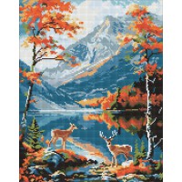 Набір з алмазною мозаїкою Магія природи Ideyka AMO8086, 40x50 см