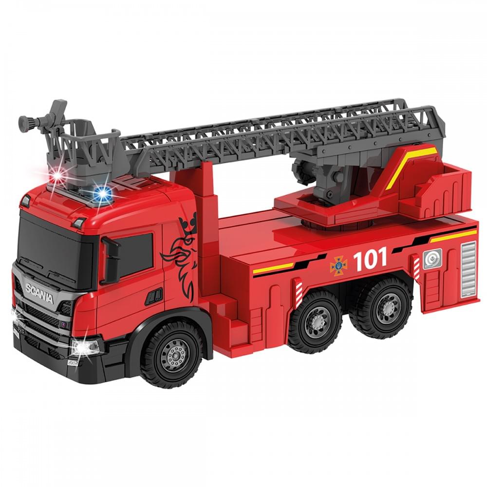 Автомодель серії "Super Big Truck" - ПОЖЕЖНА МАШИНА SCANIA (світло, звук, функція води) 5005KS