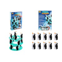 Гра Вежа пінгвінів 4Fun Game Club, 18 пінгвінів, 7 кілець, 25x16.5x4.5 см