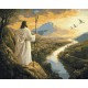 Набір для розпису по номерах Погляд Спасителя, Ideyka, 40x50 см, КНО2571