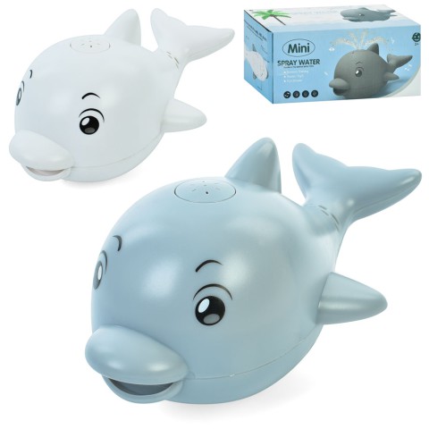 Водна гра Дельфін, 2 кольори, фонтан, підсвічування, мелодія, 21.5x9.5x10 см