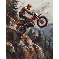 Набір для розпису по номерах Екстрим у горах, 40x50 см, КНО8447