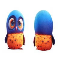 Іграшка антистрес м’яка Пташка-Няшка, 009, 30 см