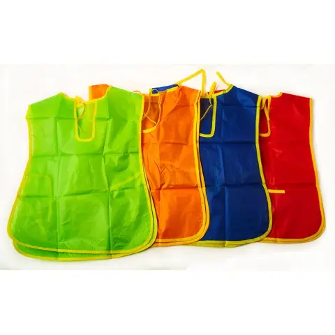 Фартух із цільною спинкою та кишенею, поліестер, 45x36 см, 7-8 років