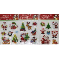 Наліпка гелева Новий рік 15,5×26,5 см (в асортименті) ST-07105