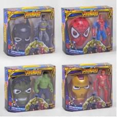 Герої з маскою, підсвічування, в коробці, 6 mix 35*9*30см /24-2/