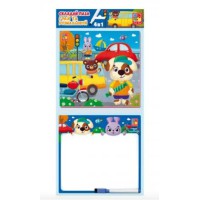 Гра настільна Набір 4в1. Транспорт (українською)