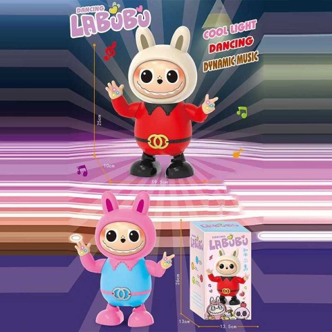 Музична іграшка LABUBU танцює світло (В асортименті) 168-90