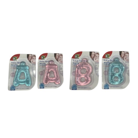 Брязкальце-прорізувач, силікон з рідким наповнювачем, 16x11x1.5 см (В асортименті)