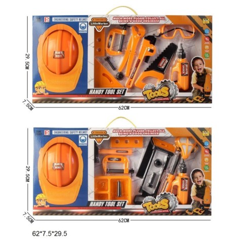 Набір інструментів з каскою (В асортименті) 205B/205A