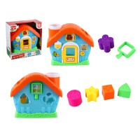 Гра будинок, 20x18 см, сортер, 5 фігур, рухливі деталі, 22x23x10.5 см