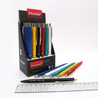 Набір ручок, масляна, автоматична, синя, 24 шт 005-PS