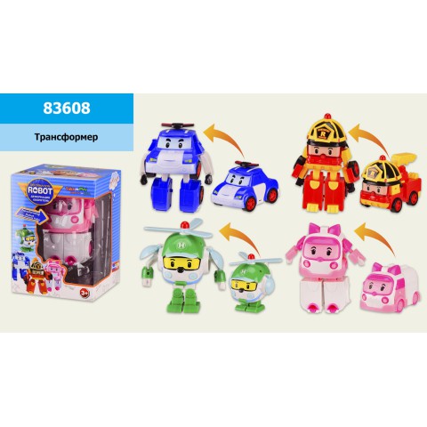 Трансформер Poli (в асортименті) 83608