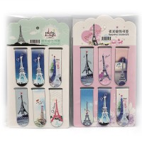 Закладка-магніт Париж, 6x2 см, картон