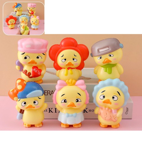 Іграшка Каченя, 11 см, сквіші, антистрес, аромат, 11x11x5 см