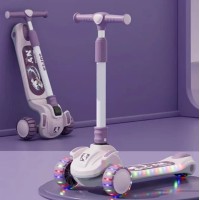 Самокат 3в1 з сидінням Skyper світло українське озвучування SR-90650