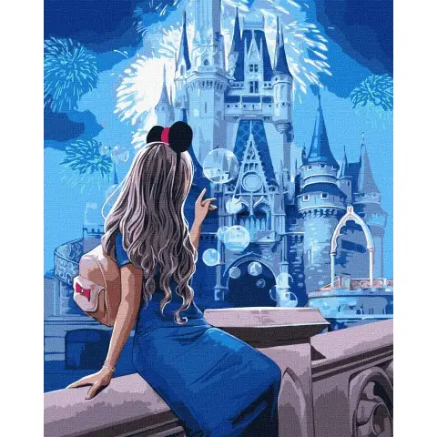 Набір для розпису по номерах У світі чарівних мрій, 40x50 см, КНО2567