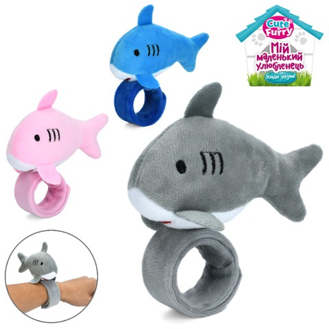 Браслет на руку, BRA142, 24 см, акула плюшева