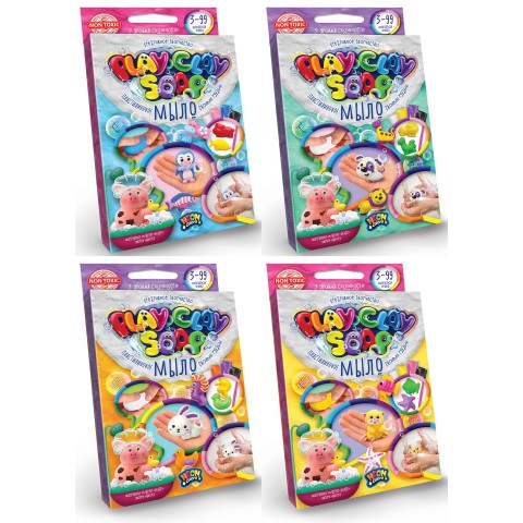 Набір творчості Пластилінове мило Play Clay Soap малий, рос, Danko Toys