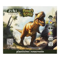 Пластилін Dino KIDS Line, 10 кольорів, 160 г